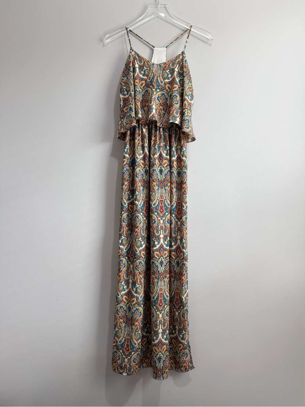 Francesca's Paisley Maxi Dress Size Small